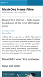 Mobile Screenshot of maxisinternet.com